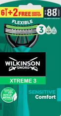 Wilkinson Sword Xtreme3 Sensitive eldobható borotva 8 db (W302400300)
