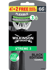 Wilkinson Sword W302383800 Xtreme3 Black 4+2's
