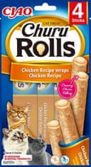 Inaba Churu Rolls macska snack csirke 4x10 g