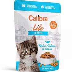 Calibra Cat Life kapszula. Cica Lazac mártásban 85 g