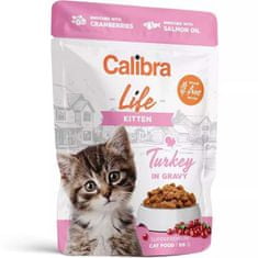Calibra Cat Life kapszula. Cica pulyka mártásban 85 g