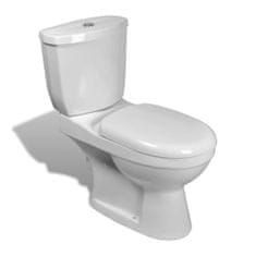 Vidaxl fehér WC tartállyal 240549