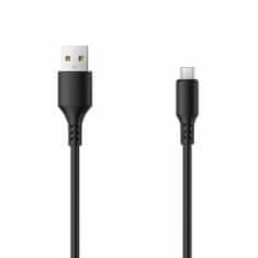 setty. USB - microUSB kábel 1,0 m 1A fekete (GSM109589)