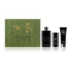 Gucci Guilty Pour Homme Eau de Parfum - EDP 90 ml + tusfürdő 50 ml + szilárd dezodor 75 ml