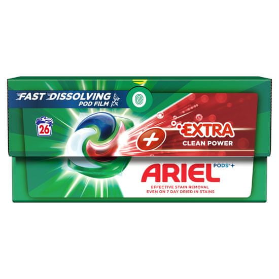Ariel Extra Clean mosókapszula, 26 db