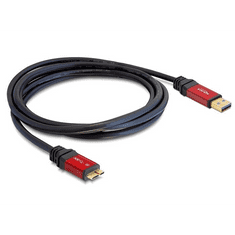 DELOCK 82760 USB 3.0-A male > USB 3.0 micro-B male prémium kábel 1m (82760)