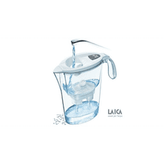 Laica vízszűrő ajándékszett: Stream Line mechanikus vízszűrő kancsó fehér színben 6db univerzális bi-flux szűrőbetéttel (J996050) (J996050)