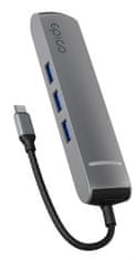 EPICO 6 az 1-ben Slim Hub 8K USB-C csatlakozóval 9915112100070 - űrszürke
