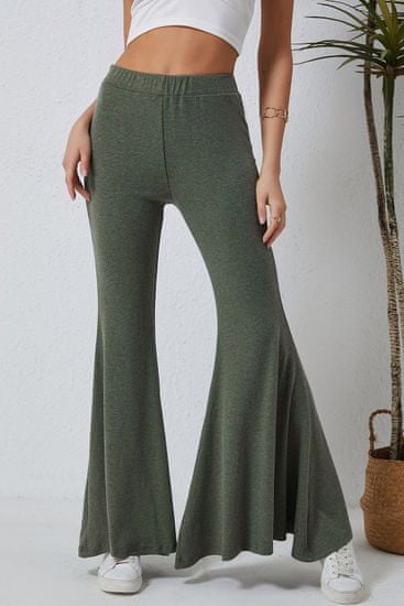 OMG! Bő szárú nadrágok Maeva zöld