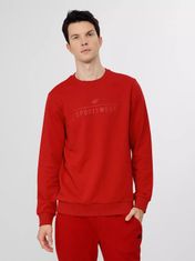 4F Férfi pulóver rögzítés nélkül Besson piros XL