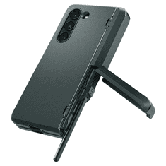 Spigen Samsung Galaxy Z Fold5 SM-F946B, Műanyag hátlap védőtok, közepesen ütésálló, zsanérvédő és kitámasztó, Ceruza tartó, Tough Armor Pro &quot;P&quot;, sötétzöld (138825)