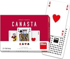 DINO Rák kártyák Kanasta 2x54 lap