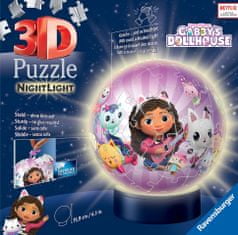 Ravensburger Gaby's Magic House 3D Light-up Puzzleball 74 darab