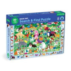 Mudpuppy Puzzle hajtogatás és keresés "Dog Day" 64 darab