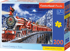 Castorland Puzzle Mikulás érkezése 200 darab