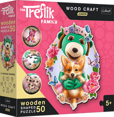 Trefl Wood Craft Junior puzzle Happy Trebles 50 darab