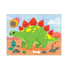 Mudpuppy Puzzle Dinoszauruszok készlet 4 az 1-ben
