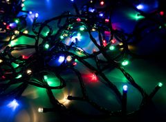 Aga Karácsonyi lánc 100 LED Színes