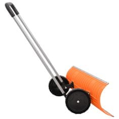 Vidaxl narancssárga hólapát acél pengével és kihúzható nyéllel 96 cm 364818