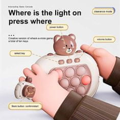Netscroll  Interaktívna senzorická herná konzola pre prsty pre deti, zlepšuje koordináciu a kreativitu, svietiace luminescenčné tlačidlá, hra uvoľňuje stres, ideálne ako darčeky na narodeniny, FastFingers