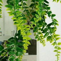 HOME & MARKER® Páfrány, műanyag dísznövény otthoni lakberendezéshez, művirág- és műnövény fali dekorációk kiegészítésére, 80 cm-es hosszúságú (1 darab) | FERNY