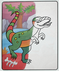 Aksjomat Színezőkönyv vízzel jelölővel Dinoszauruszok