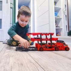 Kruzzel 22515 Piros játék teherautó