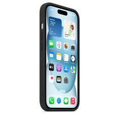 Cellect Apple iPhone 15 Plus Szilikon Magsafe tok,fekete (APPLE-MT103ZM-A)