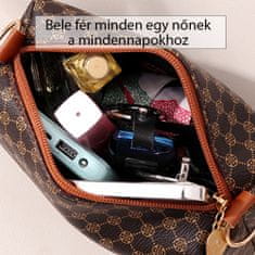 Dollcini Női válltáska, Stílusos női táska, PU bőr táska, Alkalmi, Táska, Nőknek/Utazás/Dolgozni/Hétköznapokra, barna