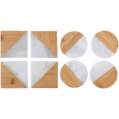 Alpina fa / márvány alátét 4 db-os szett négyzet alakúED-227023ctve
