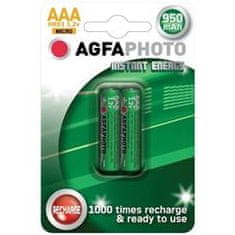 Agfaphoto előtöltött elemek 1.2V, AAA, 950mAh, buborékcsomagolás 2db