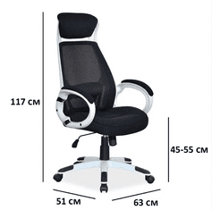 Signal Irodai szék Q-409 fekete/ fehér