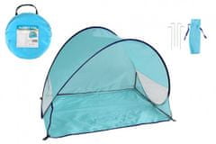 Teddies Tengerparti sátor UV szűrővel önösszecsukható poliészter/fém téglalap kék szövet táskában