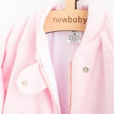 NEW BABY Új baba Teddy mackó rózsaszínű csecsemő frottír hálózsák - 62 (3-6m)