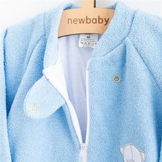 NEW BABY Új baba Teddy mackó kék csecsemő frottír hálózsák - 80 (9-12m)