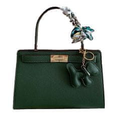 Dollcini Női kézitáskák, futártáska, divatos női táskák, PU bőrtáskák, szabadidős táskák, női/utazás/munka/napi, 28 x 18 x 11 cm, zöld