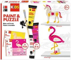 Marabu KiDS Little Artist Paint&Puzzle - Egyszarvú