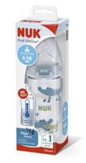 Nuk FC+ cumisüveg hőmérséklet-szabályozóval 300 ml - kék
