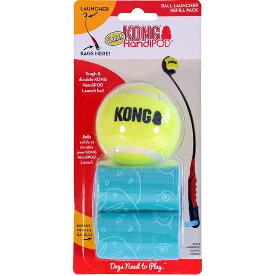 KONG Játékdobáló tartalék táskák+tenisztáska HandiPOD