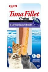 churu Cat tonhal filé garnélarák ízű húslevesben 15g