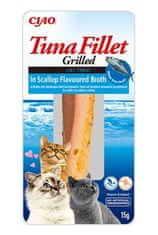 churu Cat tonhal filé fésűkagyló ízű húslevesben 15g
