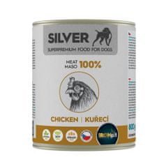IRONpet Silver Dog csirke 100% hús, konzerv 800 g