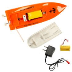 WOWO RC 4CH Mini CP802 távirányítós csónak - narancssárga