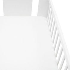 NEW BABY Gyermekágynemű lepedő 140x70 cm fehér