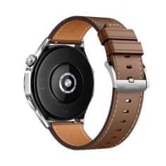 Huawei Watch GT 4/46mm/ezüst/elegáns szíj/barna színben