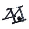 Mágneses otthoni edzőgörgő kerékpárokhoz, acél váz, 54,5 x 47,2 x 39,1 cm, fekete