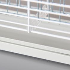 OUTSUNNY UV LED fólia 60m²-hez, anti-szúnyog, elektromos háló, 20 W, ABS / fém, fehér / szürke