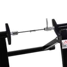 HOMCOM Összecsukható henger kerékpárokhoz, Acél, 54,5 x 47,2 x 39,1 cm, fekete