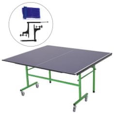HOMCOM Professional pingpong asztal kerekekkel, 152,5x274x76cm