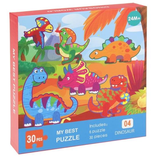 Nobo Kids Oktató puzzle 28 darab. Dinoszauruszok puzzle